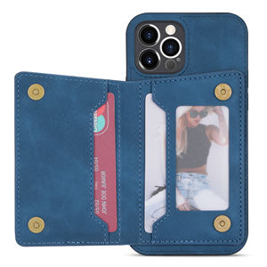 <span class=keywords><strong>เคส</strong></span>โทรศัพท์ iPhone 14 13 Pro Max แบบกระเป๋าใส่บัตร พร้อมสายคล้องคอแบบถอดได้  ฝาปิดทรงเหลี่ยม  วัสดุหนัง PU นุ่ม - Product Image 4