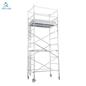 China Hete Verkoop Bouw Draagbare Aluminium Steigertoren 6-12 Meter Aluminium Mobiele Steigertoren - Product Image 3