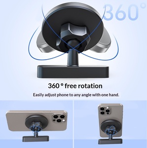 High Quality Portable Dual-Sided Powerful Magnetic <b>Stand</b> Phone Holder Grip for Home Outdoor Gym - Product Image 6