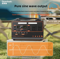 Kit de production d'énergie portable transfrontalier pour l'extérieur, station d'alimentation mobile à charge directe solaire, batterie lithium-ion PWM, affichage LED MP2X