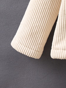 Haut à manches longues de couleur unie vêtements <span class=keywords><strong>d</strong></span>'extérieur chauds <span class=keywords><strong>d</strong></span>'<span class=keywords><strong>hiver</strong></span> <span class=keywords><strong>pour</strong></span> enfants col à revers bouton conception <span class=keywords><strong>manteau</strong></span> veste <span class=keywords><strong>pour</strong></span> garçon - Product Image 6