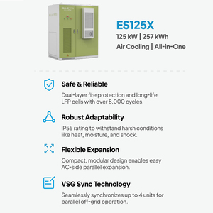 Système de stockage d'énergie solaire <span class=keywords><strong>BLUETTI</strong></span> tout-en-un pour l'industrie et le commerce, armoires HV industrielles, lithium <span class=keywords><strong>Lifepo4</strong></span>, sortie 500 kW, stockage d'énergie 964 kWh - Product Image 6