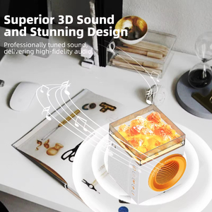 Diffusore di Aromi Creativo <span class=keywords><strong>4</strong></span> in 1 con Altoparlante Bluetooth, Luce Notturna, Mini Altoparlante Wireless Portatile per Casa, Esterni e Regalo - Product Image 3