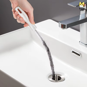 Tgyw Spazzola Portatile in Acciaio per Pulizia <span class=keywords><strong>Tubi</strong></span>, Rimozione Capelli e Sblocco Scarichi - Product Image 1