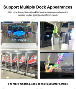 شاشة عالية الجودة مخصصة تعمل باللمس قائمة على الأرض كشك عمودي شاشة OLED شفافة لإعلانات متاجر البيع بالتجزئة - Product Image 6