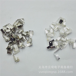 Yiwu Jewelry Findings 5mm Leather Cord <b>Clips</b> Tongue Buckles Silver Gold Plated Iron Clasps <b>Hooks</b> Bracelet Accessories - Product Image 2