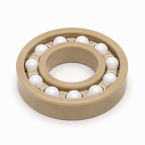 ตลับลูกปืนร่องลึก 6007 35x62x14 มม. — วงแหวน PEEK ลูกบอลเซรามิก ZrO2 กรง PEEK/PTFE - Product Image 2
