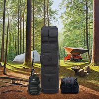 Double Long 120CM Sac à dos tactique pour la chasse en plein air avec sangle de transport Accessoire pour sac à pistolet