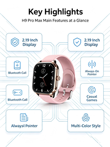 Reloj Inteligente H9 Pro Max Ultra Series 9, Reloj Inteligente Ultra con Rastreador de Actividad Física para IOS y <span class=keywords><strong>Android</strong></span> PK T800 T900 S9 - Product Image 6