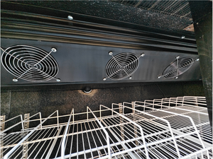 Refrigerador de pantalla completa LED moderno con barra vertical de refrigeración por <span class=keywords><strong>aire</strong></span> con puerta de vidrio para ver bebidas de supermercado - Product Image 5