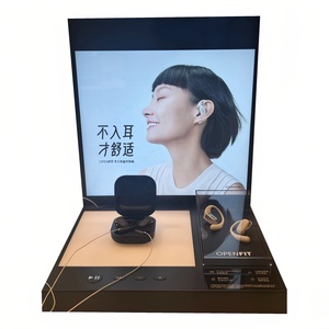 Productos electrónicos acrílicos Auriculares inalámbricos Soporte de estante de exhibición de encimera Soporte de exhibición de auriculares de acrílico - Product Image 1