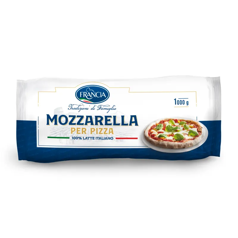 Premium-Qualität Made in Italy Frischer Mozzarella-Block käse für Pizza 1kg zum Kochen von italienischem Essen italienisch