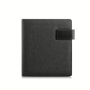 Customizable Colors Eco-Friendly Luxury <b>A5</b> Executive <b>Diary</b> Silk Screen Printed Leather Cover Metal Buckle Guangdong Made OEM - Product Image 4