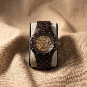 Reloj de Madera Automático de Lujo para Hombre, Diseño Esqueleto, Estilo Japonés, Alta Calidad, Mejor Precio - Product Image 2