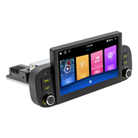 GPS Mobil 4 Core Layar HD 7 Inci WiFi Wireless Carplay Android Auto Radio FM Android untuk Fiat Panda Sistem Audio Mobil Android