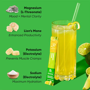 Polvo de Magnesio para Hidratación Electrolítica a Bajo Precio, Orgánico, Previene Calambres Musculares, Aumenta la Energía, Polvo de Electrolitos y Vitaminas - Product Image 5