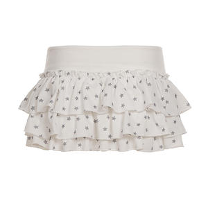 Sweet Digital Print Tiered <b>Skirt</b> with Natural Waist and Drawstring-Girly <b>Flared</b> Mini <b>Skirt</b> for Women Summer - Product Image 6