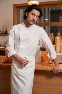 Uniforme de <span class=keywords><strong>Chef</strong></span> para Hombre, Ropa de Trabajo Profesional para Cocina y Hostelería, para Personal Culinario - Product Image 4