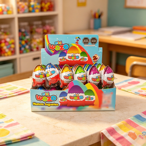 Novelty <strong>Mini</strong> Wozo Sweet Chocolate <strong>Egg</strong> with Chocolate Cup and Toy <strong>Bulk</strong> Confectionery Supply Halal Certified - Product Image 1