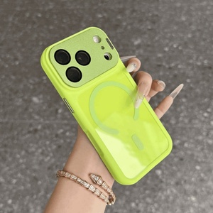 เคสโทรศัพท์มือถือแม่เหล็กขายดีสำหรับ iPhone 17 12 13 14 15 16 Pro Max พร้อมฟิล์มเลนส์ HD ขาตั้งโลหะ ป้องกันการกระแทก - Product Image 1