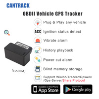 OBD GPS Tracker avec Geo Fencing Alerte de survitesse Avertissement de basse tension 24/7 Surveillance GPS Relais