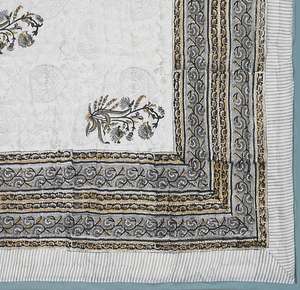 Antique Kantha <b>Quilt</b> Heavy Cotton Reversible <b>Indian</b> Tribal Embroidery Blanket Handmade Vintage Bedding Artisan High Organic - Product Image 4