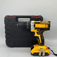 Ensemble perceuse sans fil trois fonctions OEM 10 mm avec batterie lithium et kit d'impact.