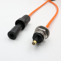 Connecteur étanche électrique K-Coaxial+6 pour équipement sous-marin, connexion de câble de signal et d'alimentation