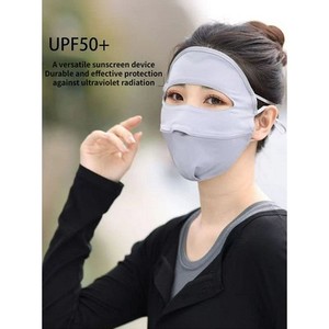 การออกแบบใหม่เป็นมิตรกับสิ่งแวดล้อมไนลอนปกป้องใบหน้าจากแสงยูวีหน้ากากป้องกันแสงแดดสำหรับผู้หญิงนำกลับมาใช้ใหม่ได้ - Product Image 2