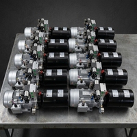Unidad de Potencia Hidráulica Mini, 380V, 1.5KW, Bomba de Engranajes de 2.0CC/R, Válvula Solenoide Doble, Estación Hidráulica de 22Mpa, Tanque de 6L