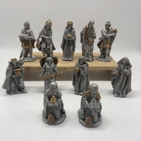Peint à la main Pas Cher Résine Statue Bébé Jésus Figurine Noël Nativité