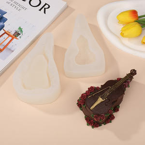 DIY rose-shaped violin storage box, food-grade 0-degree epoxy resin silicone mold - Product Image 6