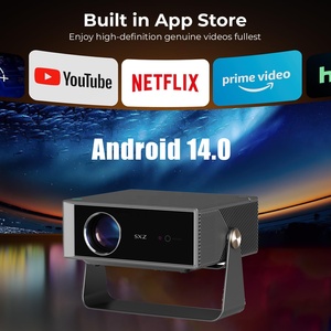 โปรเจคเตอร์ 8K ระบบ Android 14 รุ่นใหม่ล่าสุด โฟกัสอัตโนมัติ ปิดผนึกอย่างสมบูรณ์ ไร้สายอัจฉริยะ WiFi BT จอ LCD 3 มิติ ความละเอียด FHD 1080P สำหรับโฮมเธียเตอร์ หน่วยความจำ 2+32G - Product Image 3