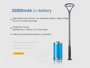 Ánh sáng thông minh bên ngoài đường lái xe đèn cỏ ngoài trời bài Top cực ánh sáng vườn năng lượng mặt trời dẫn ánh sáng cảnh quan - Product Image 3