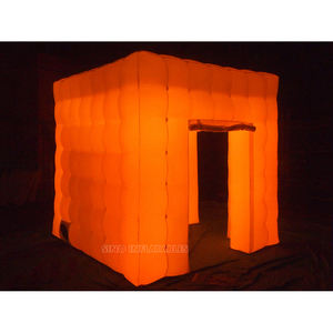 2.5x2.5m <span class=keywords><strong>cube</strong></span> tube LED gonflable cabine photo fabriqué À Guangzhou usine Gonflable pour le <span class=keywords><strong>prix</strong></span> de vente - Product Image 2