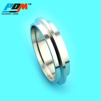 Kit Flensa Knalpot Heavy Duty Stainless Steel 2.5 3.0 inci atau Flensa Sambungan Knalpot Custom Titanium Flensa Knalpot Male Female