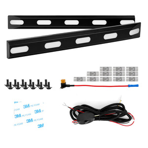 Nueva Tira de Luz Decorativa LED para Parrilla Delantera Estilo Zebra Cross Blanca y Ámbar, IP67 Impermeable, 12V, para <span class=keywords><strong>Bronco</strong></span> 2021 y Posteriores - Product Image 6