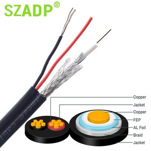 Fabricant RG6 RG58 RG59 RG11 <span class=keywords><strong>RG213</strong></span>/<span class=keywords><strong>U</strong></span> Câble Coaxial 50 Ohm 75 Ohm Câble Coaxial Câbles de Communication pour CCTV, Satellite - Product Image 4