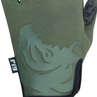 Haute qualité hommes léger patrouille rappel gant peau serré cuir de chèvre paume gants tactiques avec fonction écran tactile