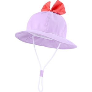 Adjustable UPF 50+ Bowknot Rose <b>Red</b> Bucket Hat Beach & Fishing Sun Protection for Adults Daily Cycling Use - Product Image 1