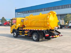 Dongfeng Vacuum Sewage Truck Yuchai 155HP, 5m³ Heated Sewage Tank Optional Oil Circulation Vacuum Pump Suitable for Cold Regions - Product Image 6