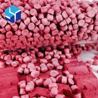 Granulés de PVC RoHS noirs CAS 9002-86-2, dureté A50, moulage par injection pour câbles d'alimentation AC/DC