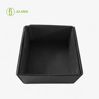 Plaque en plastique PP ondulé noir de qualité industrielle 4 mm 1m*1m pour le transport et le stockage