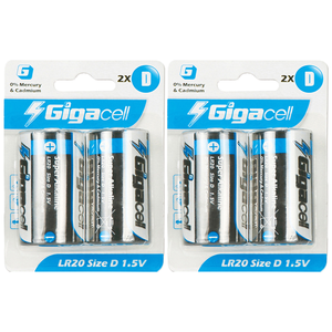 Batterie <span class=keywords><strong>Alcaline</strong></span> D LR20 1.5V Formato D AM1 per Dispositivi Elettronici - Product Image 1