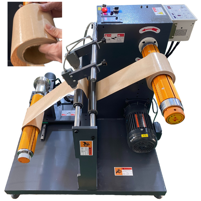 Upgraded Adhesive Marking Tape Paper Aluminium Foil Big Rolls Making Small Rolls Coiled Motor Winding Rewinder Machine Wood