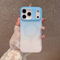 Étui magnétique Jelly Gradient deux-en-un pour iPhone 17 Pro Max 16 Pro INS Style petits trous de caméra housses de protection pour IPhones