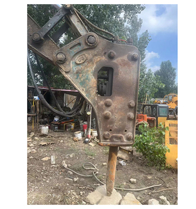 Marteau hydraulique d'occasion pour excavatrice 150, compatible avec Caterpillar, Kobelco, Komatsu, pièces d'équipement lourd - Product Image 1
