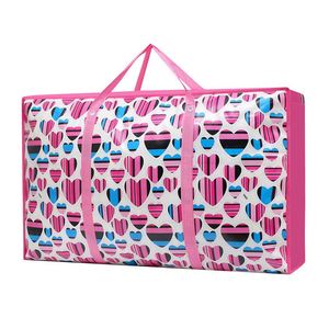 Sac de déménagement, sac de voyage, sac de rangement pour couette en coton, imperméable, non tissé, épais, portable, sac de shopping laminé - Product Image 1