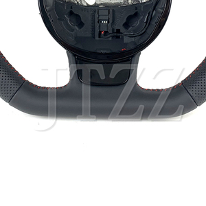 Volant en cuir perforé pour <span class=keywords><strong>Audi</strong></span> A3 RS3 <span class=keywords><strong>A4</strong></span> RS4 A5 RS5 2018 2021 <span class=keywords><strong>2022</strong></span> 2023 2024 Rouge personnalisé en cuir lisse - Product Image 5