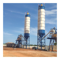 Silo in Acciaio di Grande Volume da 1000 Tonnellate con Motore per Cemento Sfuso e Ceneri Volanti, Riutilizzabile per Costruzioni in Calcestruzzo